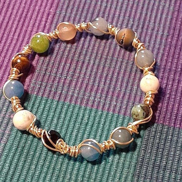 Handmade Wire Wrapped Bracelets - Picture 2 of 4